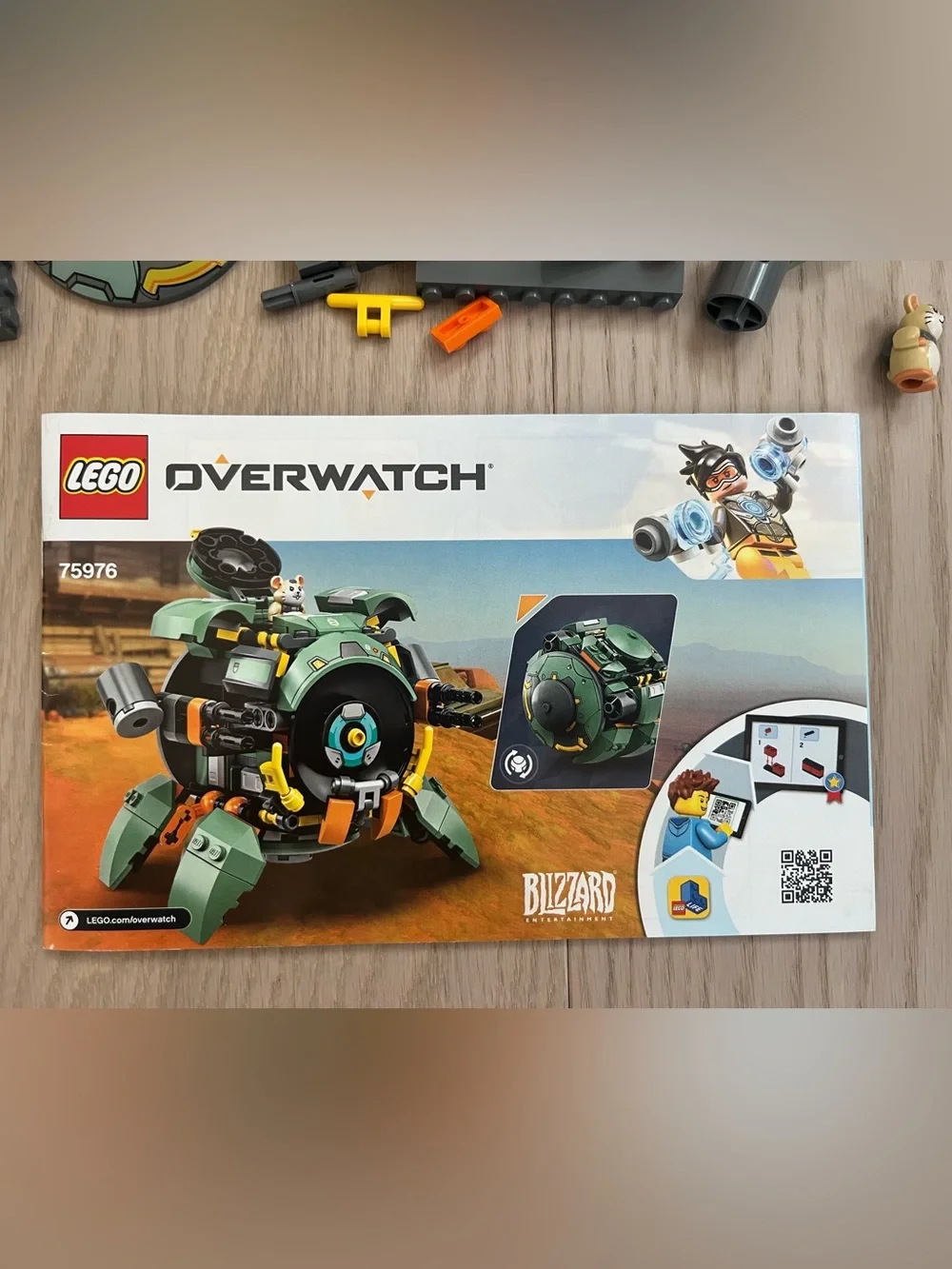 LEGO Overwatch Wrecking Ball with Hammond 75976 Complete Set No Box
